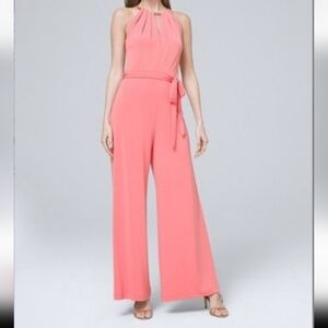 Elegant Coral Jumpsuit